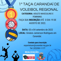 1ª Taça Carandaí de  Voleibol Regional