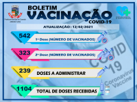 BOLETIM DE VACINAÇÃO - 12/02/2021